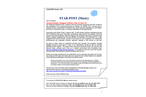 STAR-Post Music (Oct 2011)