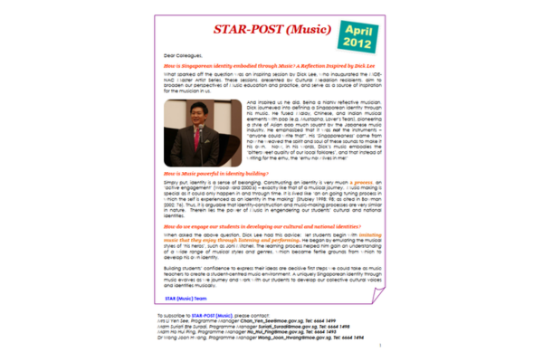 STAR-Post Music (Apr 2012)