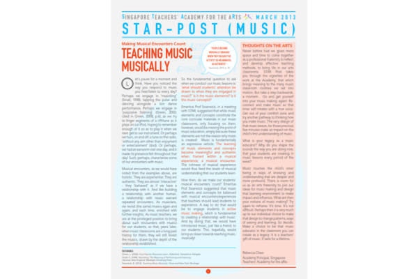STAR-Post Music (March 2013)