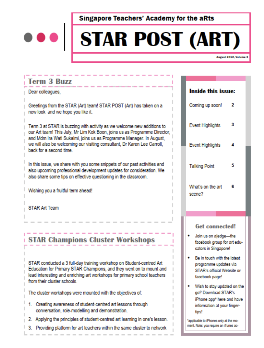STAR-Post (Art) Issue 3 Aug 2012