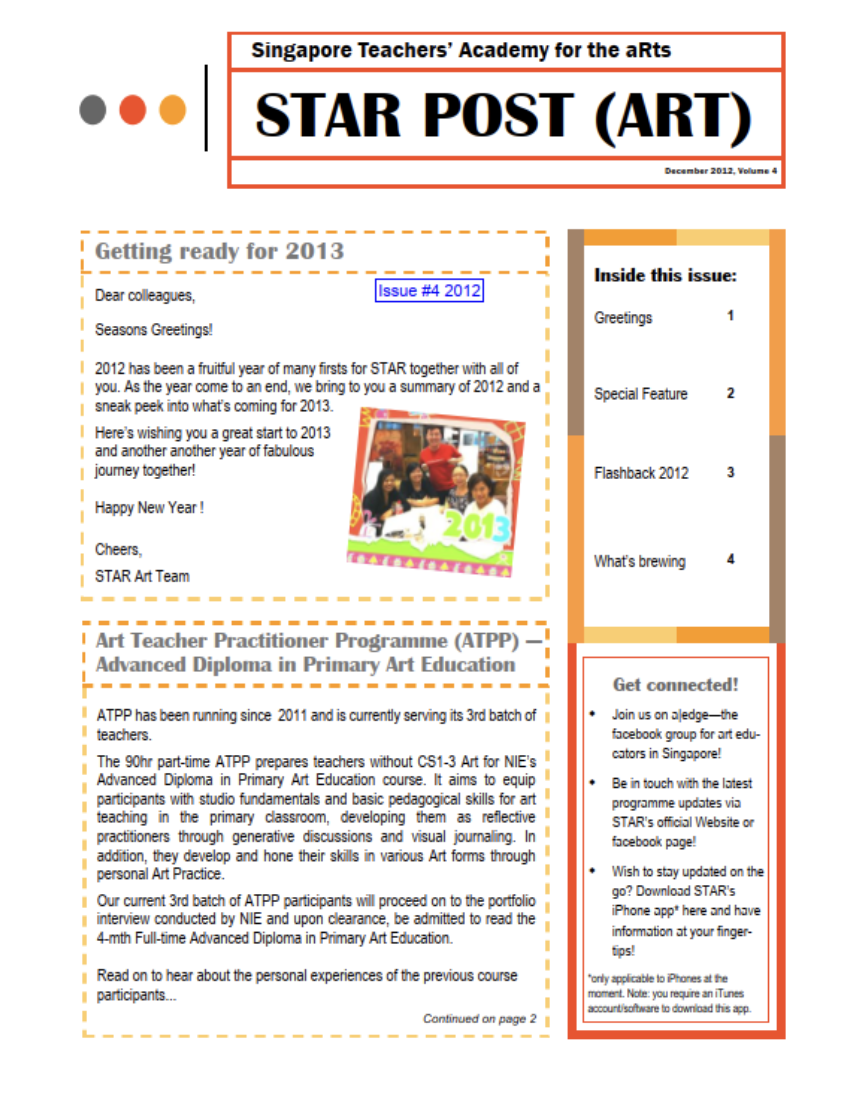 STAR-Post (Art) Issue 4 Dec 2012